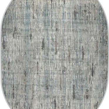 36866A OVAL BLUE / L.GREY Amber