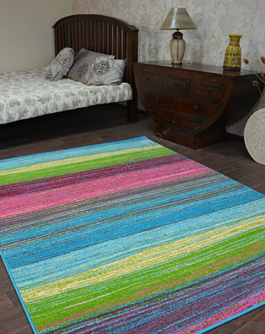 Ковер польский Agnella Funky Top Dor emerald (фризе)