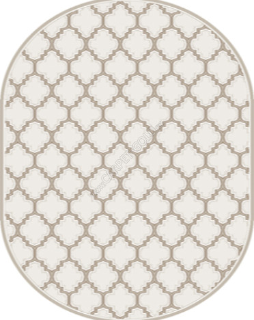 Ковер российский 27106-24066 Каскад (PP Heatset Высокоплотный) овальный