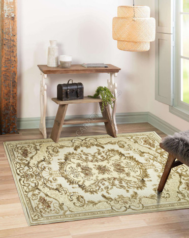 Ковер бельгийский 38498-6262-60 Genova (Вискоза, кремовый)