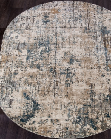 Ковер российский D739 SERENITY (Хит-сет, бежевый) овальный