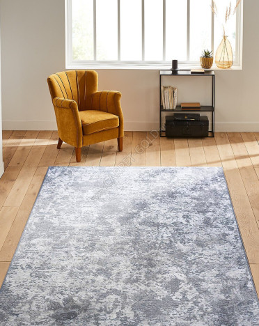 Ковер бельгийский 520236484 Canyon (PP Heatset Высокоплотный, серый)