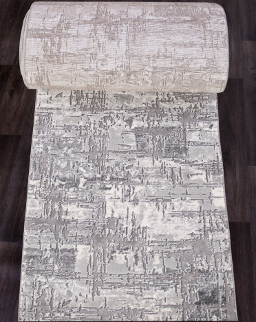 Ковер турецкий 03724G Karmen Hali (PP Heatset Высокоплотный, серый)