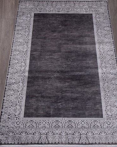 Ковер турецкий 20968B MILANO (Акрил - Полиэстер, серый)