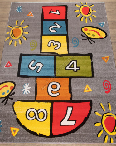 Ковер российский 20723-22066-с Фэнси (Фризе, серый)