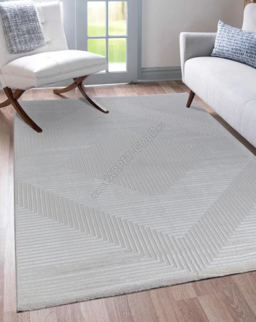 Ковер турецкий 0D913A Dallas (Полипропилен, белый, кремовый)