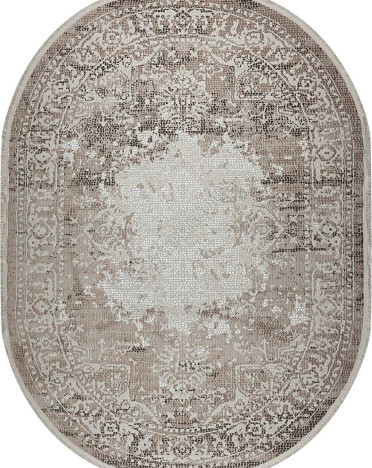 Ковер турецкий 36920A Sanat Viscon (полиэстер хит сет, бежевый)