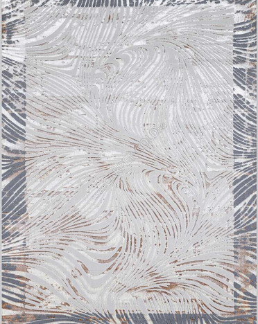 Ковер турецкий 37897A Roma (полиэстер хит сет, бежевый, серый)