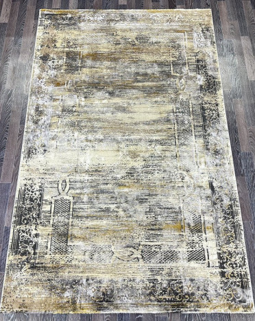 Ковер турецкий A2093A Lisa (Полиэстер, бежевый, серый)
