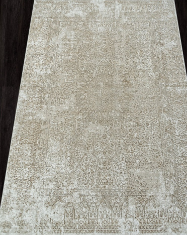 Ковер турецкий 02477F SAFARI (Полиэстер, бежевый)