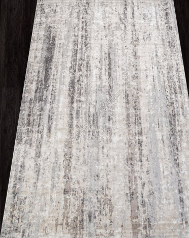 Ковер турецкий 02944A KIRKE (Полиэстер, бежевый, серый)