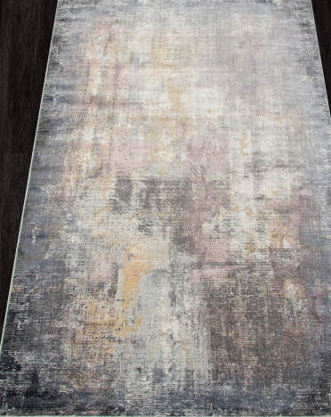 Ковер российский F262 ZUMMA (PP Heatset Высокоплотный, серый)