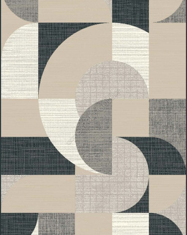 Ковер бельгийский 2580-26 Riva (Акрил - Полиэстер, бежевый, серый)