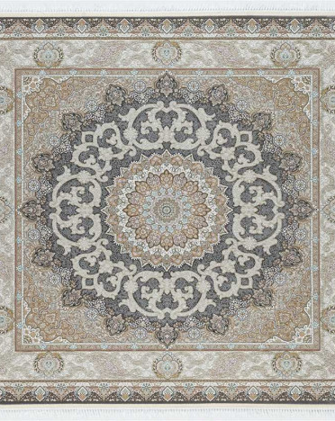 Ковер персидский G145 Mashad 1500 (Акрил, серый)