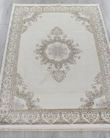 Ковер 27236A - CREAM / NAVY - Прямоугольник - коллекция MOSSO