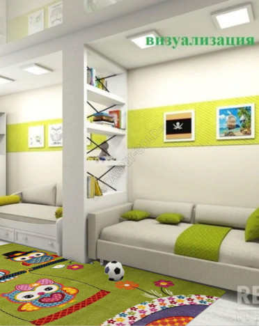 Ковер российский 2740 Crystal (Фризе, зеленый)