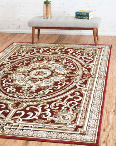 Ковер бельгийский 38068 Genova (Вискоза, красный)