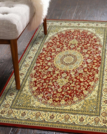 Ковер бельгийский 571191414 Da Vinchi Florence (PP Heatset Высокоплотный, красный)