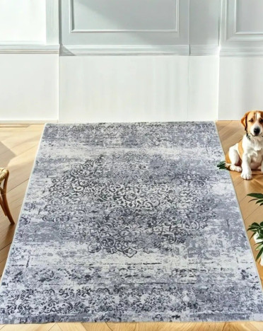 Ковер бельгийский 633759676 Argentum Platinum (Фризе)