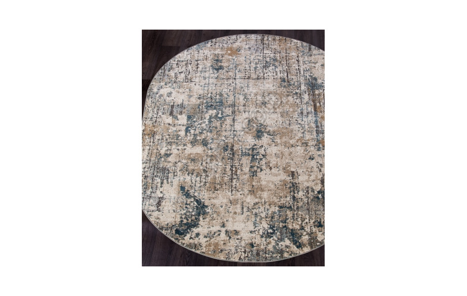 Ковер российский D739 DARK BEIGE овальный - коллекция SERENITY