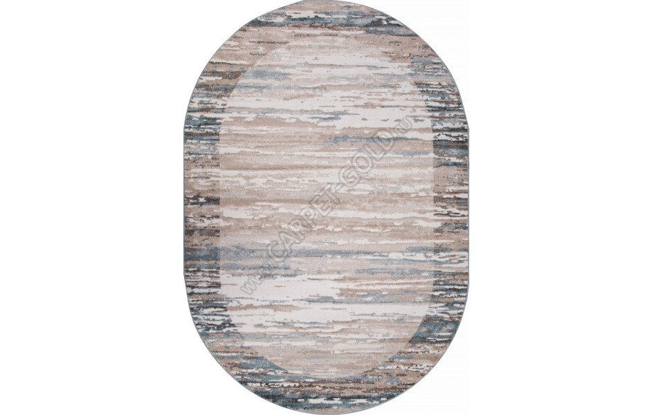 Ковер D983 - BEIGE-BLUE - Овал - коллекция NATUREL