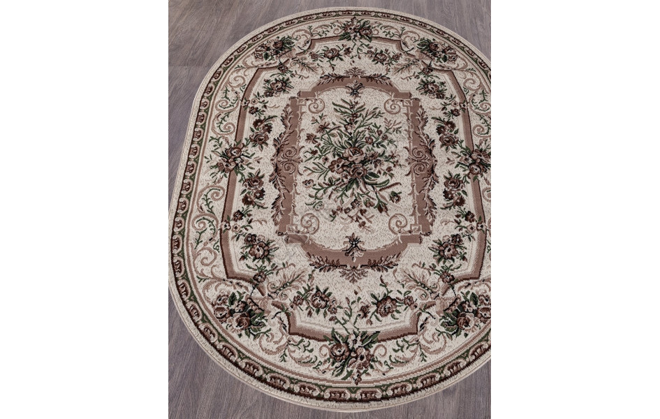 Ковер 5439 - CREAM - Овал - коллекция GAVANA