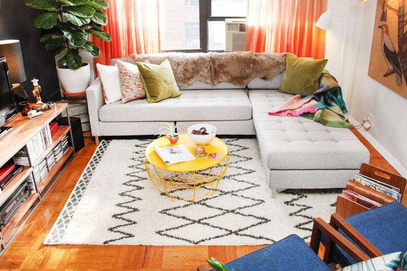 Размер ковра в интерьере Размер ковра в интерьере